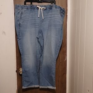 Torrid Drawstring Boyfriend Jeans